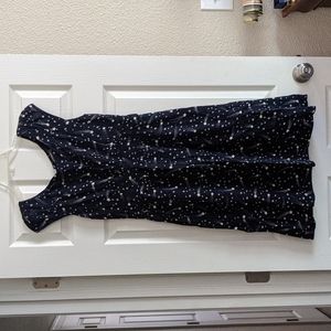 Modcloth navy A-line shooting star dress